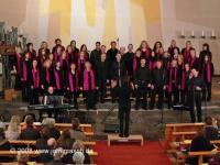 09.11.2008 Vocal Spirit-Konzert St. Ägidius Wörth. Bei seinem ersten Konzert in der Pfarrkirche St. Ägidius in Wörth begeisterte der Gospelchor
