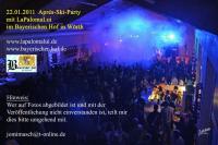22.01.2011 Après-Skiparty Bayerischer Hof Wörth. Après-Skiparty 2011 im Bayerischen Hof in Wörth am Rhein mit LaPaloma Lui * Super-Stimmung *