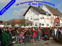 06.03.2011 29. Hambrigger Fasenachtsumzug. 06. März 2011 29. Fastnachtszumzug in Hambrücken Ein Höhepunkt im närrischen Terminkalender ist der internationale Umzug am Fastnachtsonntag, 6. März 2011. Sehr beeindruckend. Sollten Personen auf den Bildern erkennbar und nicht mit einer Veröffentlichung einverstanden sein, bitte ich um kurze Mitteilung mit Bezug auf dieses Bild (Bildnr.).